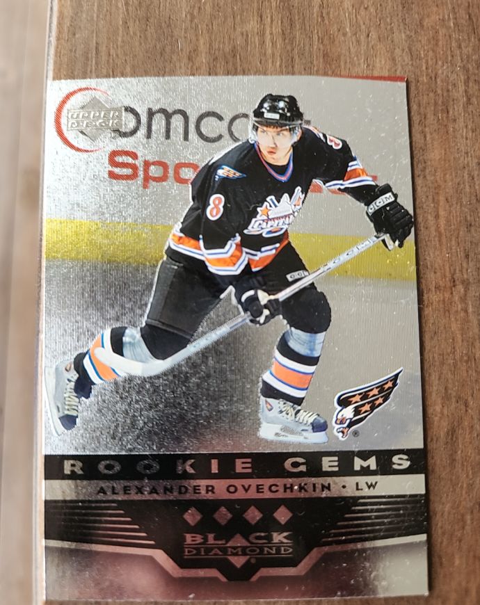 2005-06 Upper Deck Black Diamond #191 Alexander Ovechkin Rookie Gems — front