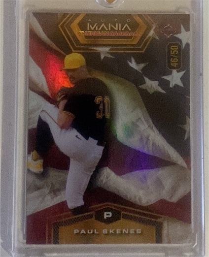 2024 Wild Card Auto Mania #AMAH-PS2 Paul Skenes — front