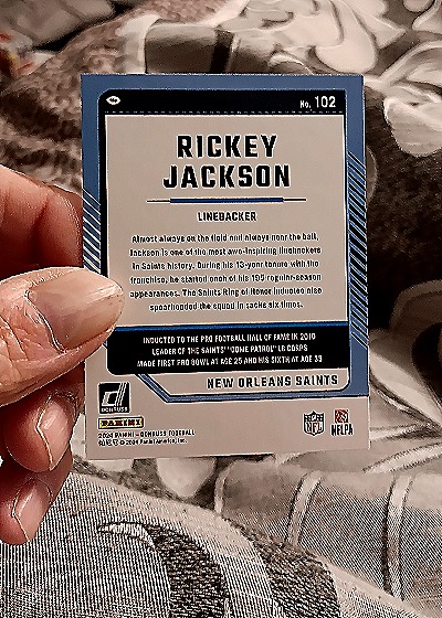 2024 Donruss #102 Rickey Jackson — back
