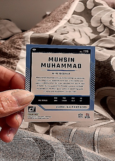 2024 Donruss #176 Muhsin Muhammad — back