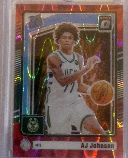 2024-25 Panini Donruss Optic #277 AJ Johnson — front