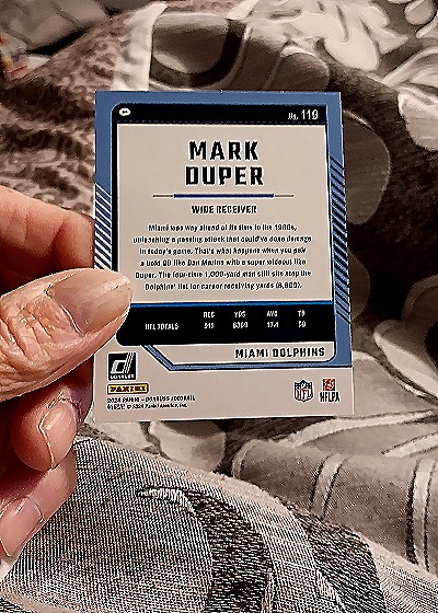 2024 Donruss #119 Mark Duper — back