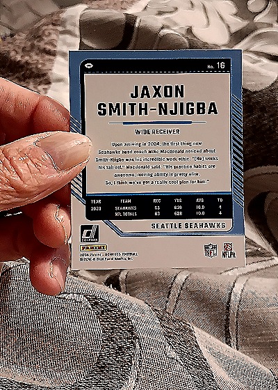 2024 Donruss #16 Jaxon Smith-Njigba — back