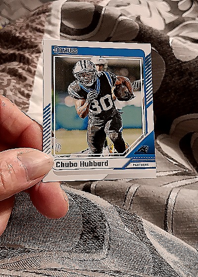 2024 Donruss #117 Chuba Hubbard — front