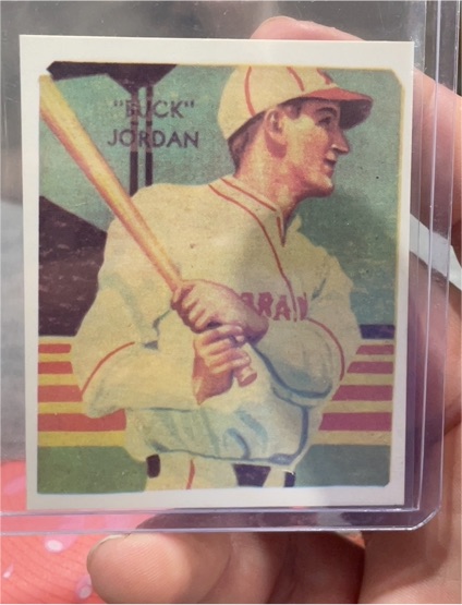 1934 Diamond Stars #49 Buck Jordan — front