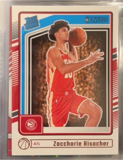 2024-25 Donruss #219 Zaccharie Risacher — front