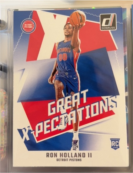 2024-25 Donruss #7 Ron Holland II Great X-Pectations — front
