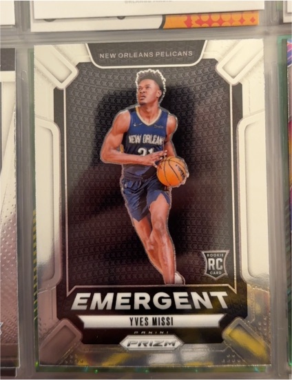 2024-25 Panini Prizm #21 Yves Missi Emergent — front