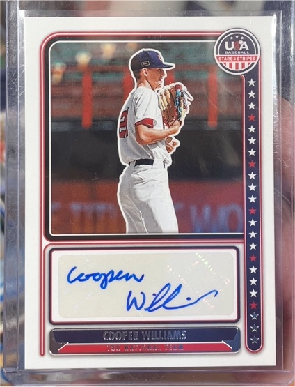 2024 Panini USA Baseball Stars & Stripes #NTS-CW Cooper Williams — front