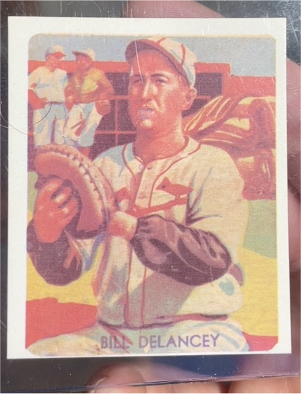 1935 Diamond Stars #81 Bill Delancey — front