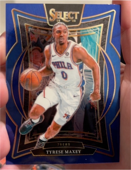 2024-25 Panini Select #20 Tyrese Maxey — front