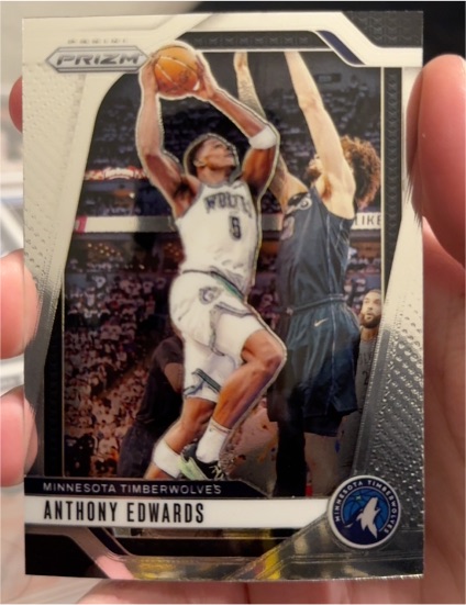 2024-25 Panini Prizm #100 Anthony Edwards — front