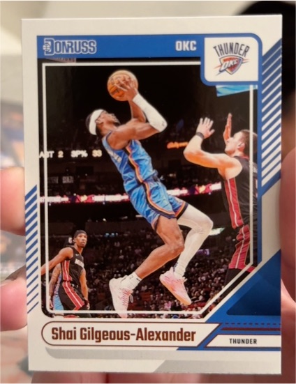 2024-25 Panini Donruss #123 Shai Gilgeous-Alexander — front