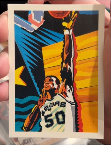 1990-91 Hoops #378 David Robinson — front
