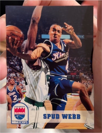1993-94 NBA Hoops #193 Spud Webb — front