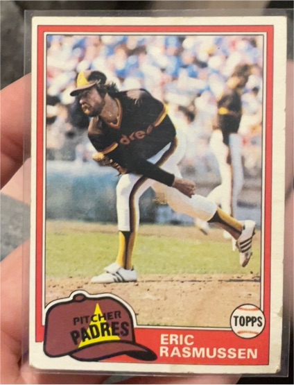 1981 Topps #342 Eric Rasmussen — front
