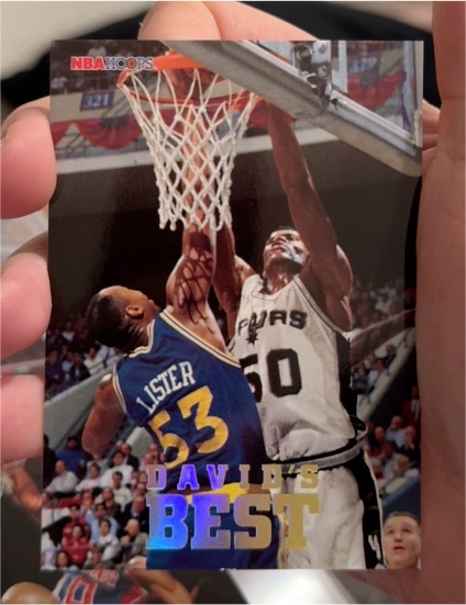 1993-94 NBA Hoops David's Best #DB4 David Robinson — front