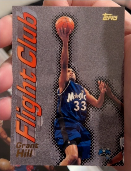 2000 Topps Flight Club #FC16 Grant Hill — front