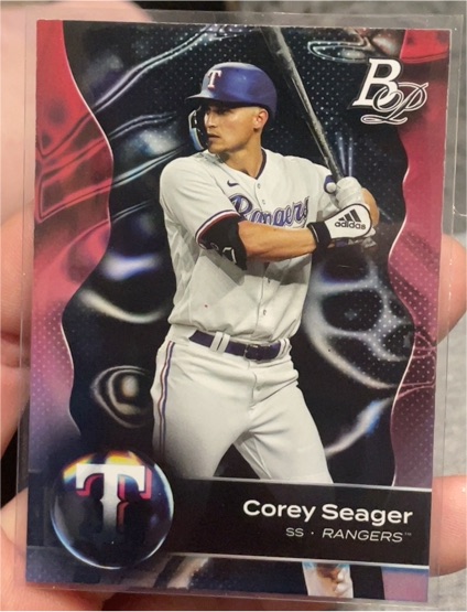 2023 Bowman Platinum #97 Corey Seager Texas Rangers — front