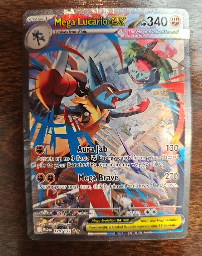 Mega Lucario EX 179/132 — front
