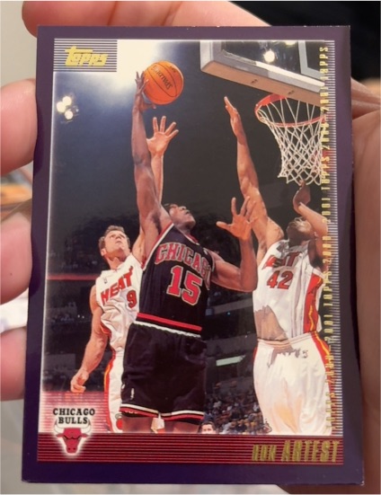 2000-01 Topps #121 Ron Artest — front
