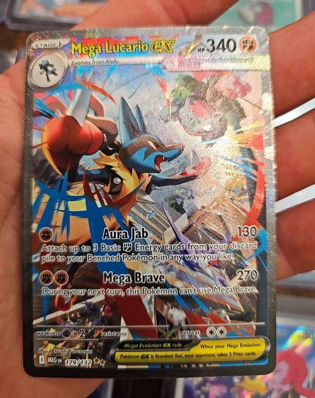 Mega Lucario ex SAR 179/132 Mega Brave — front
