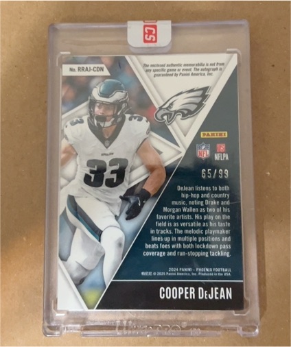 2024 Panini Phoenix Football #65 Cooper DeJean — front