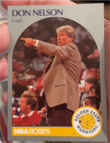 1990-91 NBA Hoops #313 Don Nelson — front