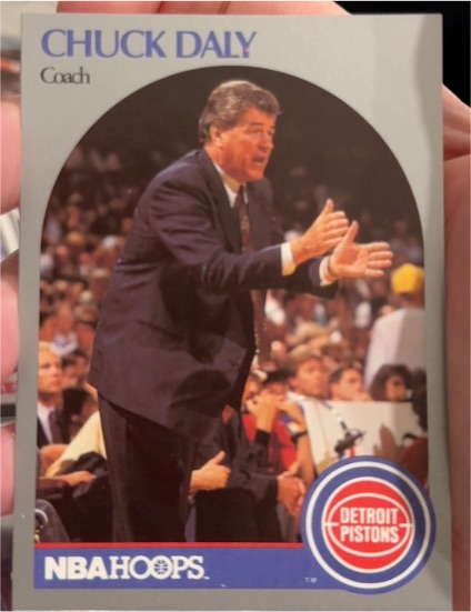 1990-91 NBA Hoops #312 Chuck Daly — front