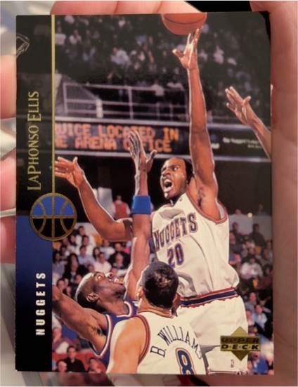 1994-95 Upper Deck #105 LaPhonso Ellis Denver Nuggets — front