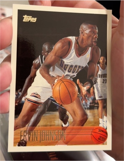 1996-97 Topps #119 Ervin Johnson — front