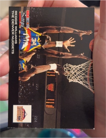 1993-94 NBA Hoops #HS7 Reggie Williams — front