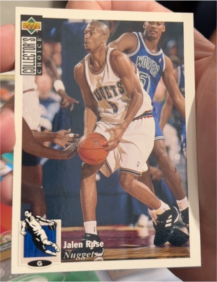 1994-95 Upper Deck Collector's Choice #238 Jalen Rose — front