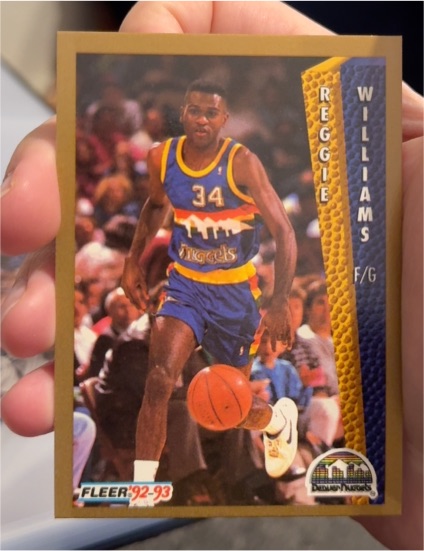 1992-93 Fleer #61 Reggie Williams — front