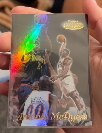 1999-00 Topps Gold Label Antonio McDyess — front