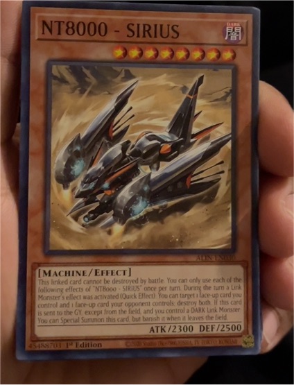 2022 Yu-Gi-Oh! NT8000 - Sirius ALIN-EN030 — front