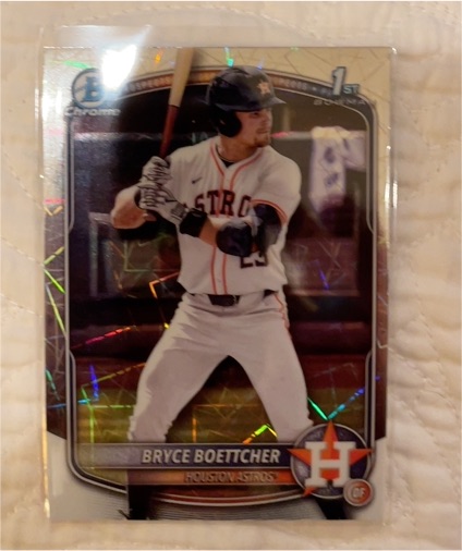 2025 Bowman Chrome #BCP-243 Bryce Boettcher 1st Bowman — front