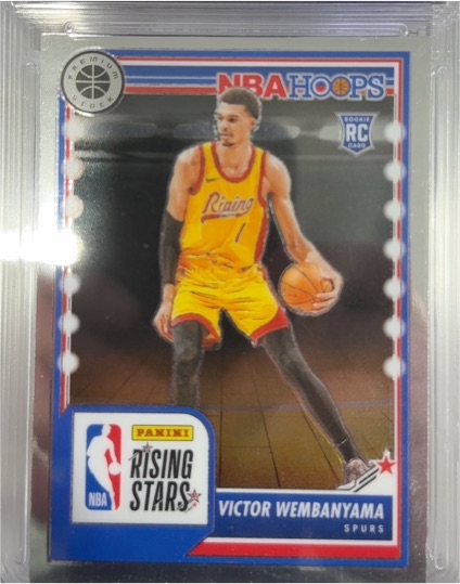 2023-24 Panini NBA Hoops Premium Stock #282 Victor Wembanyama — front