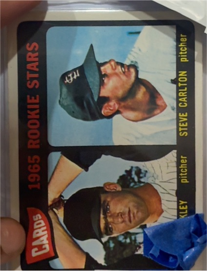 1965 Topps #477 Steve Carlton Rookie Card — front