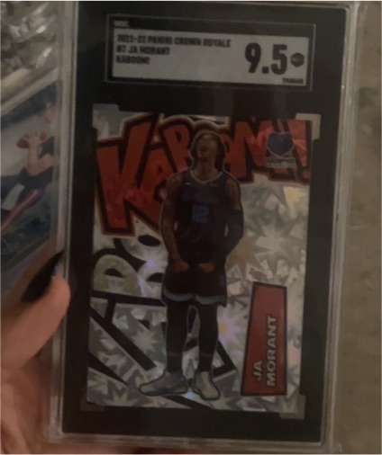 2021-22 Panini Crown Royale #37 Ja Morant Kaboom — front