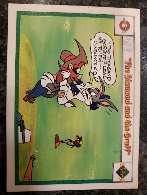 1990 Upper Deck Comic Ball #472 The Diamond and the Gruff — front