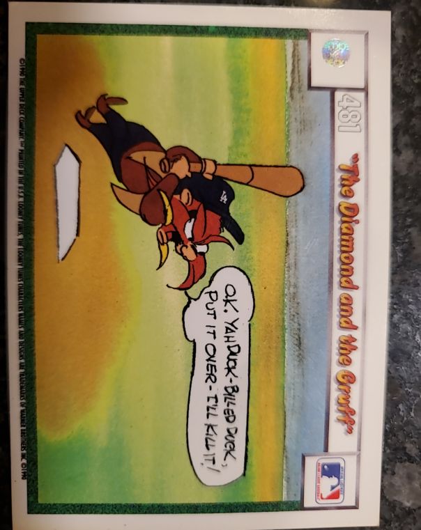 1990 Upper Deck Comic Ball #487 The Diamond and the Gruff — front