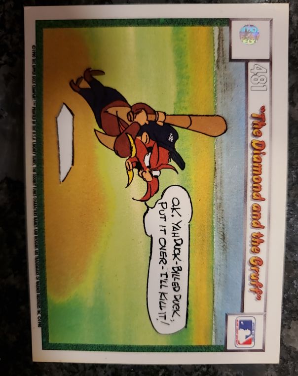 1990 Upper Deck Comic Ball #481 The Diamond and the Gruff — front