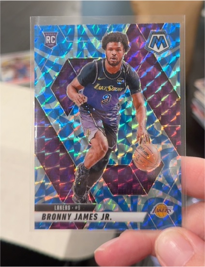 2024-25 Panini Mosaic #214 Bronny James Jr. — front