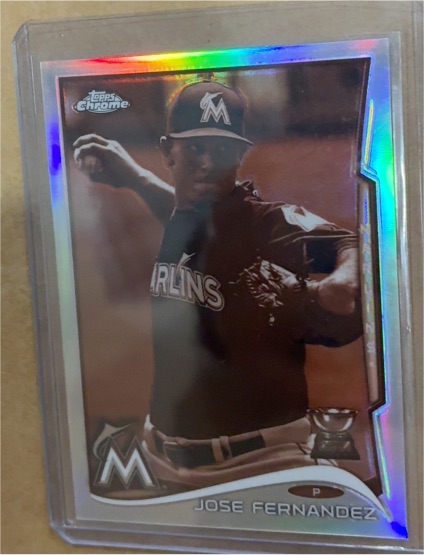 2014 Topps Chrome #103 Jose Fernandez — front