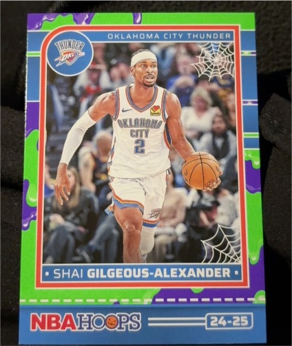 2024-25 Panini NBA Hoops Haunted Hoops #148 Shai Gilgeous-Alexander — front