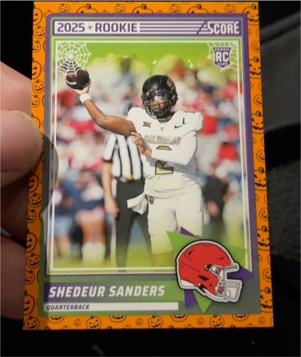 2025 Panini Score A Treat #15 Shedeur Sanders — front