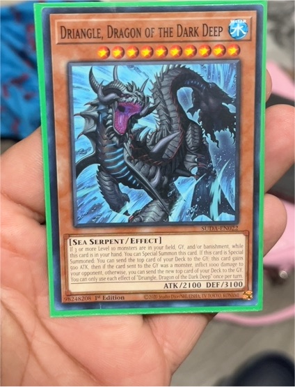 2020 Yu-Gi-Oh! SUDA-EN022 Driangle, Dragon of the Dark Deep — front
