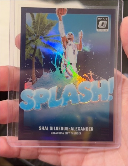 2024-25 Donruss Optic #6 Shai Gilgeous-Alexander Splash Purple Prizm — front