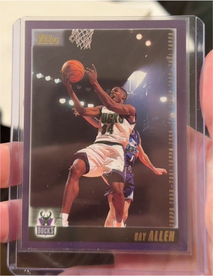 2000-01 Topps #55 Ray Allen — front